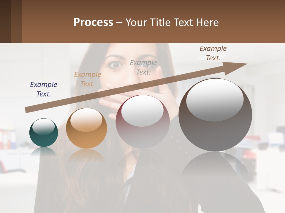 White Condition Climate PowerPoint Template