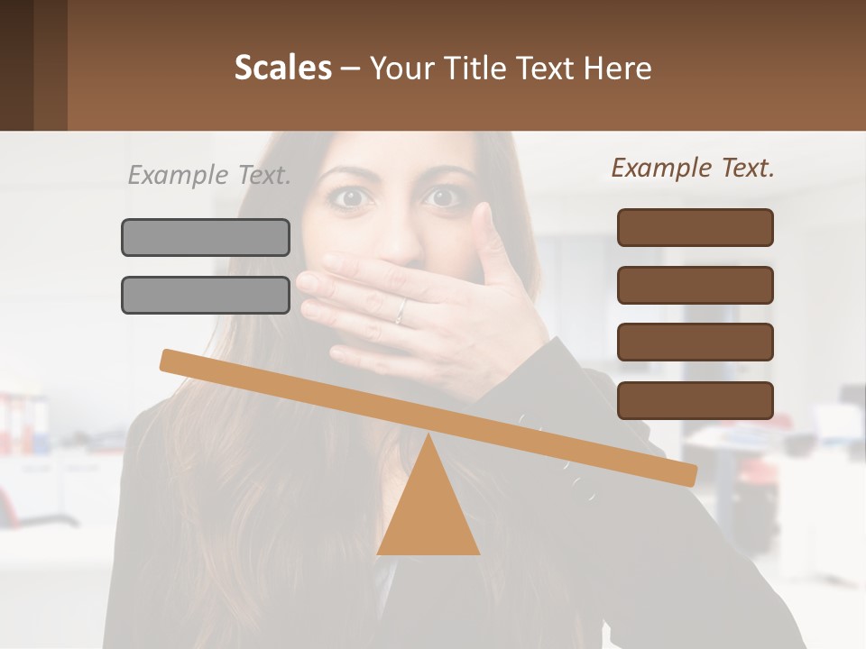 White Condition Climate PowerPoint Template