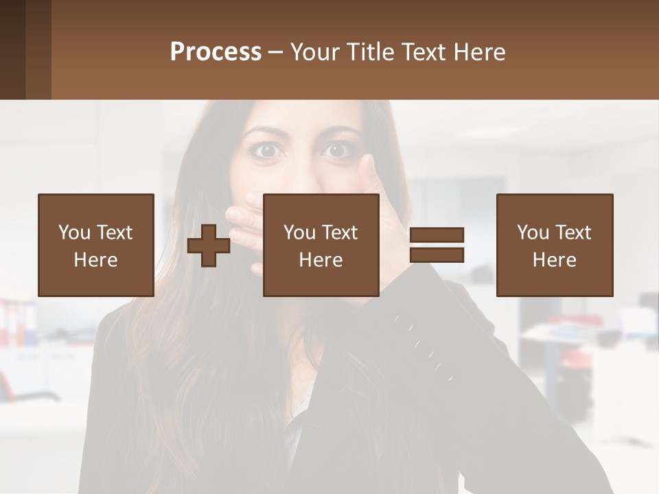 White Condition Climate PowerPoint Template