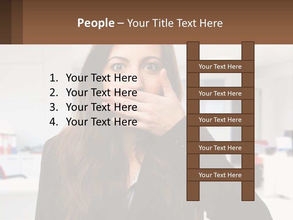 White Condition Climate PowerPoint Template