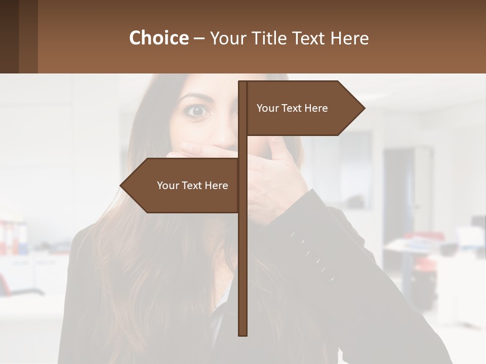 White Condition Climate PowerPoint Template