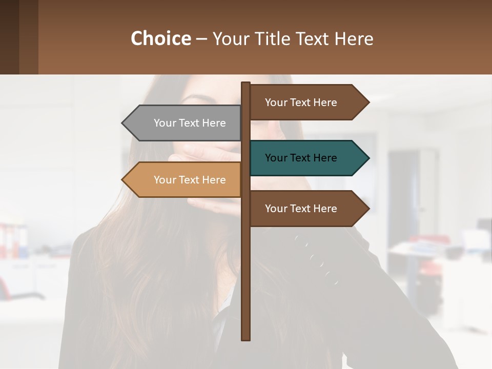 White Condition Climate PowerPoint Template