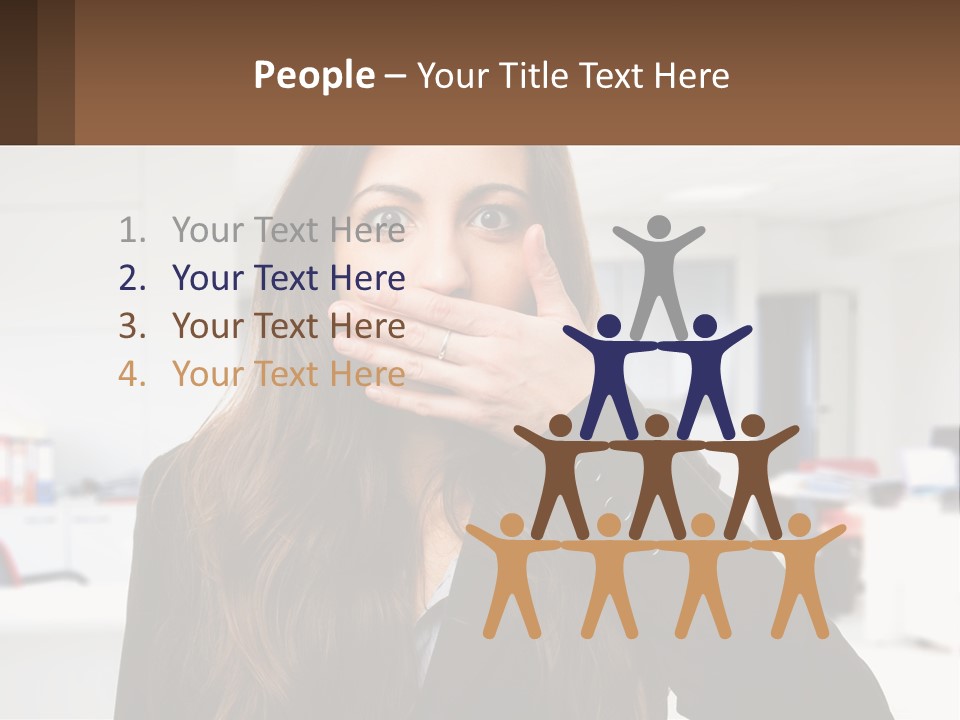 White Condition Climate PowerPoint Template