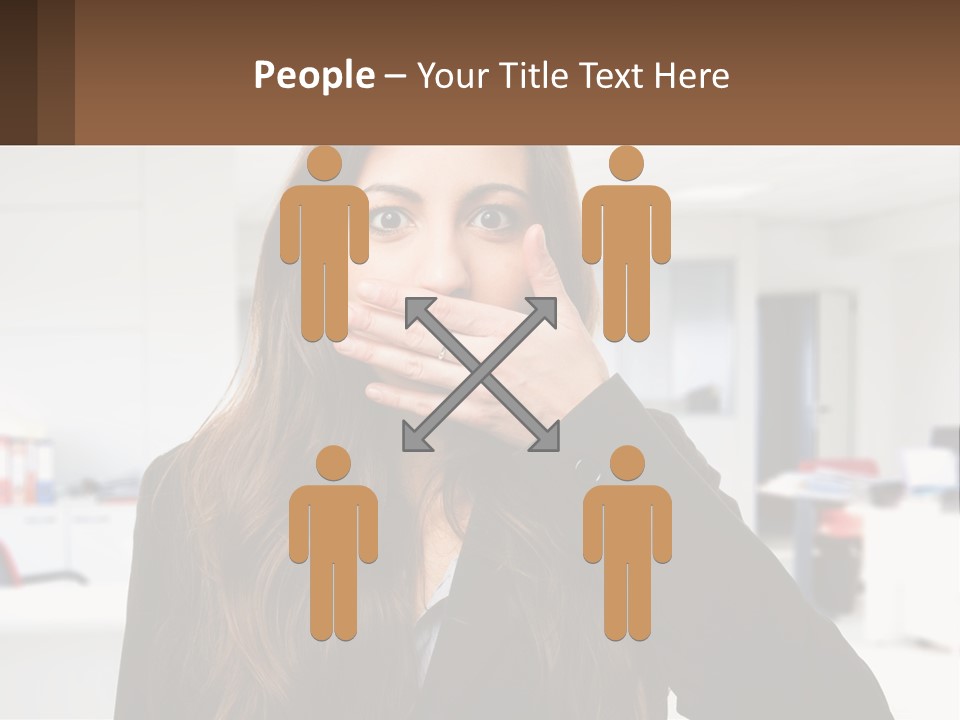 White Condition Climate PowerPoint Template