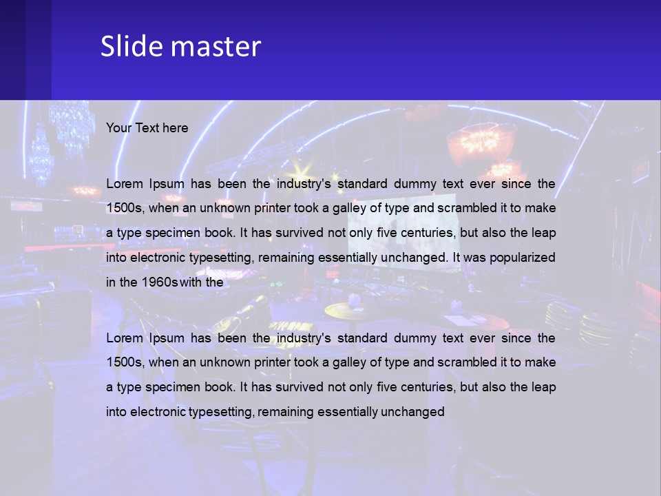 Part Air Equipment PowerPoint Template