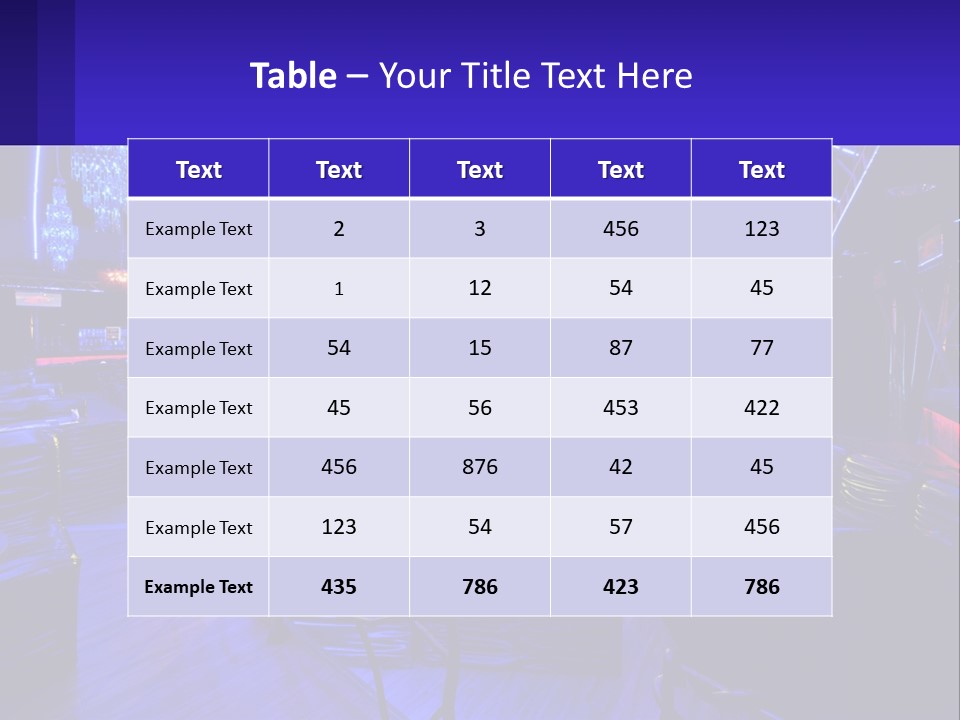 Part Air Equipment PowerPoint Template