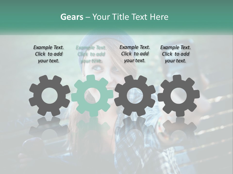 White Home Conditioner PowerPoint Template