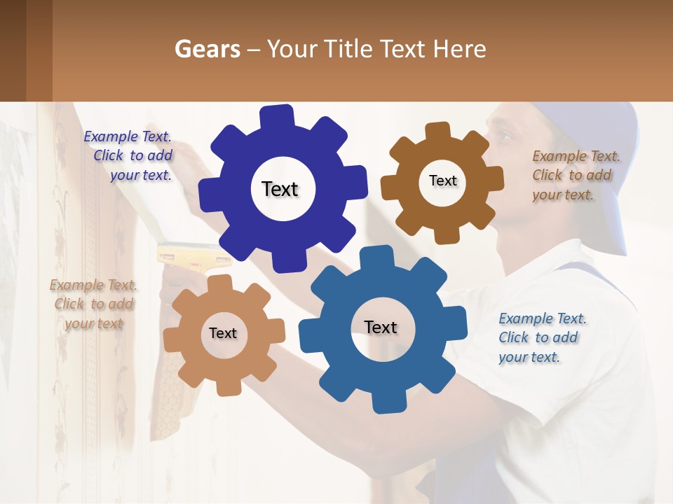 Part Power White PowerPoint Template
