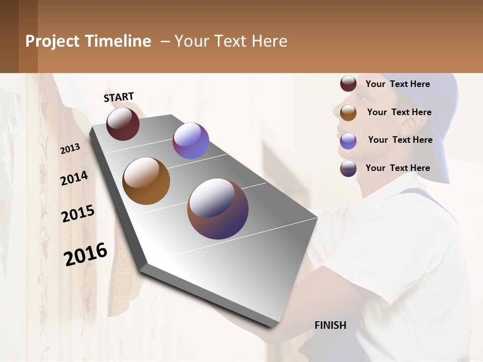 Part Power White PowerPoint Template