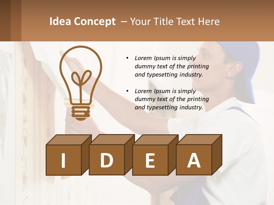 Part Power White PowerPoint Template