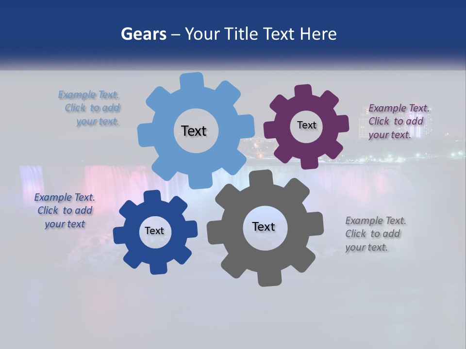 Ventilation White Industry PowerPoint Template