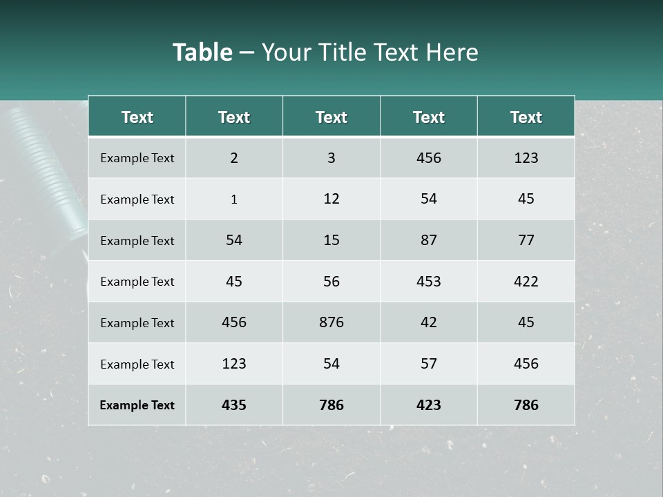 Unit Power White PowerPoint Template