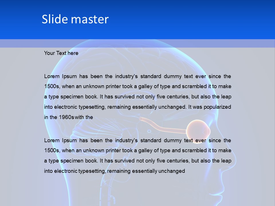Electric Cooling Switch PowerPoint Template