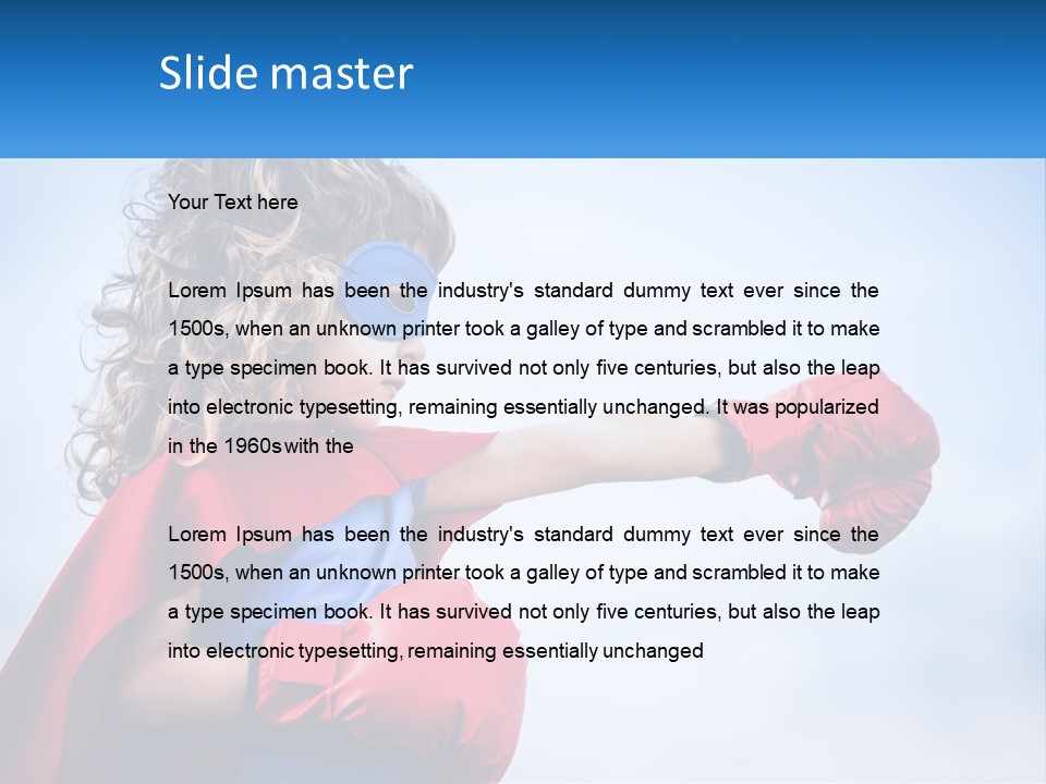 White Condition Equipment PowerPoint Template