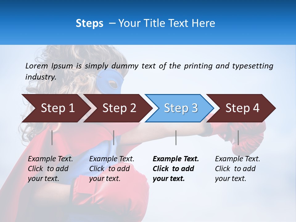 White Condition Equipment PowerPoint Template