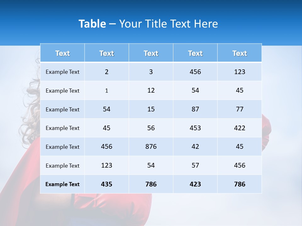 White Condition Equipment PowerPoint Template