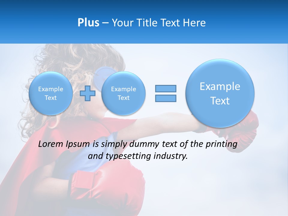 White Condition Equipment PowerPoint Template