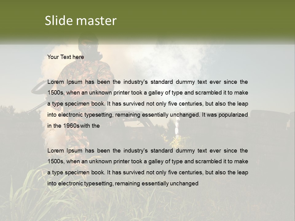 Climate System Supply PowerPoint Template