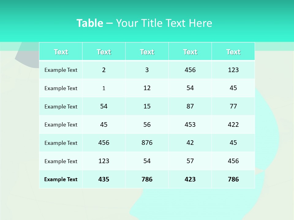 Temperature Supply White PowerPoint Template