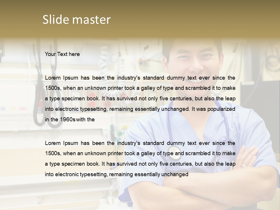 Supply Part Ventilation PowerPoint Template