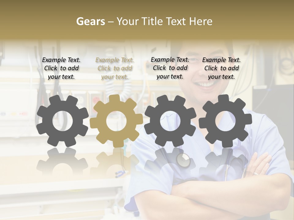 Supply Part Ventilation PowerPoint Template