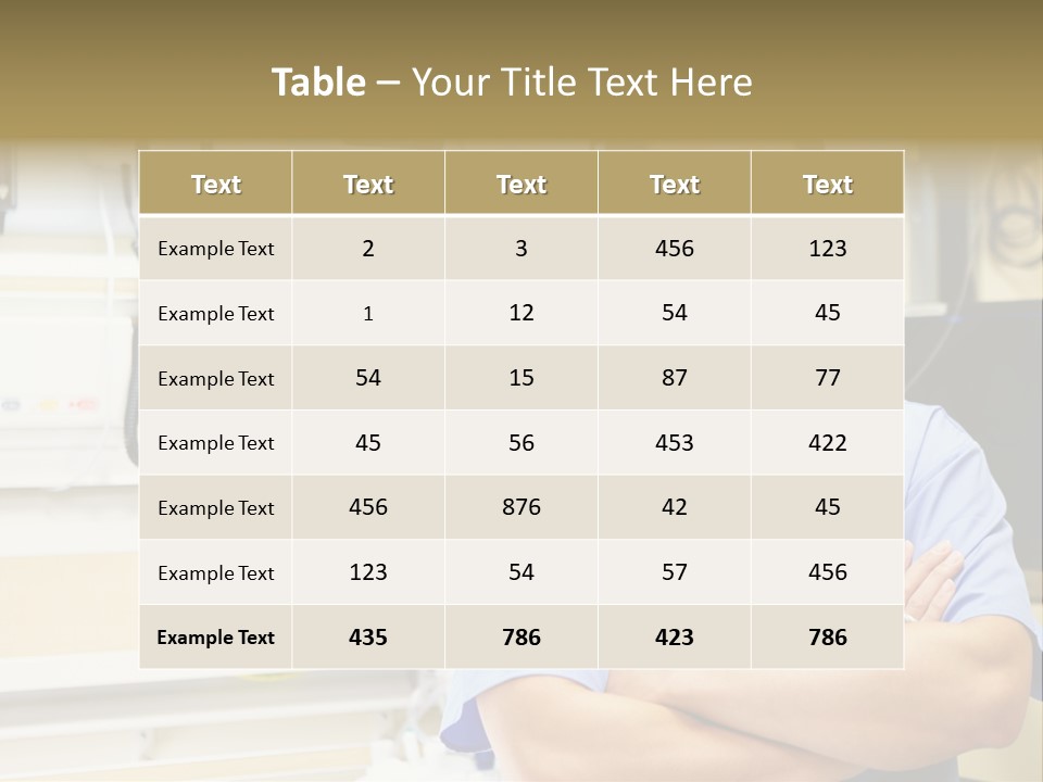 Supply Part Ventilation PowerPoint Template