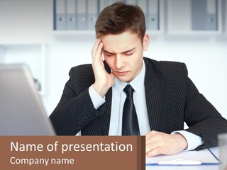 Part Cold Remote PowerPoint Template