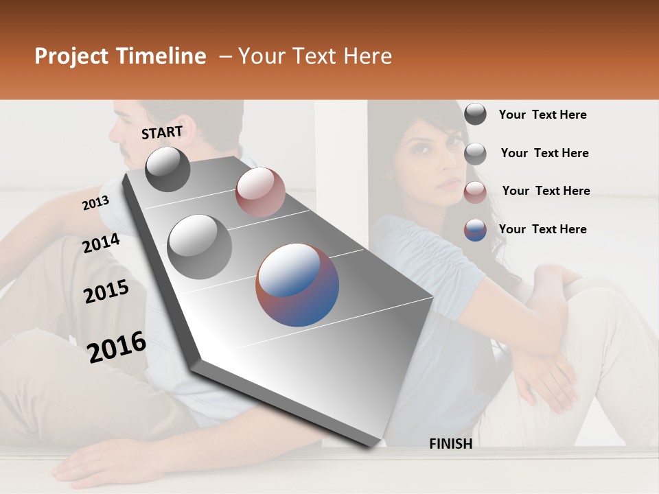 Home Temperature Remote PowerPoint Template