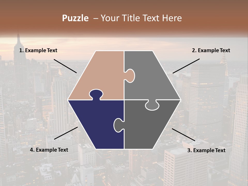 White Industry Electric PowerPoint Template