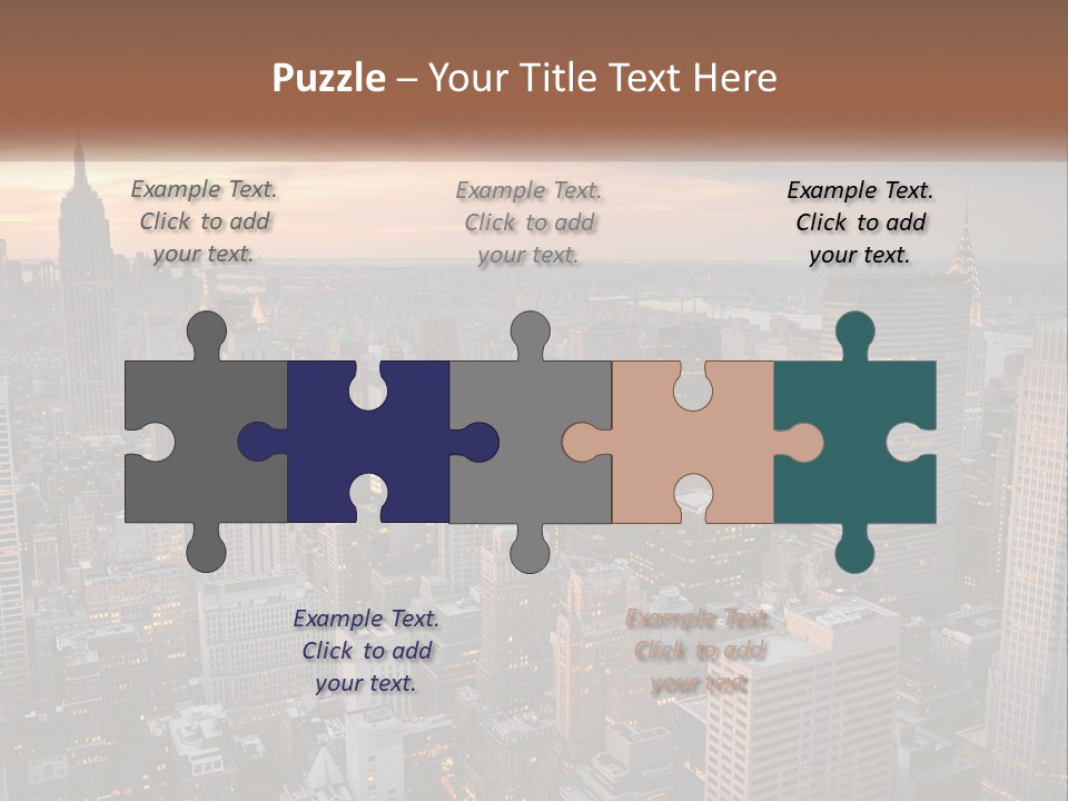 White Industry Electric PowerPoint Template