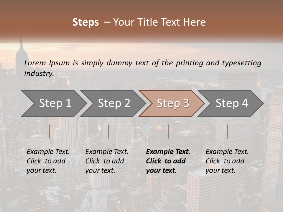 White Industry Electric PowerPoint Template