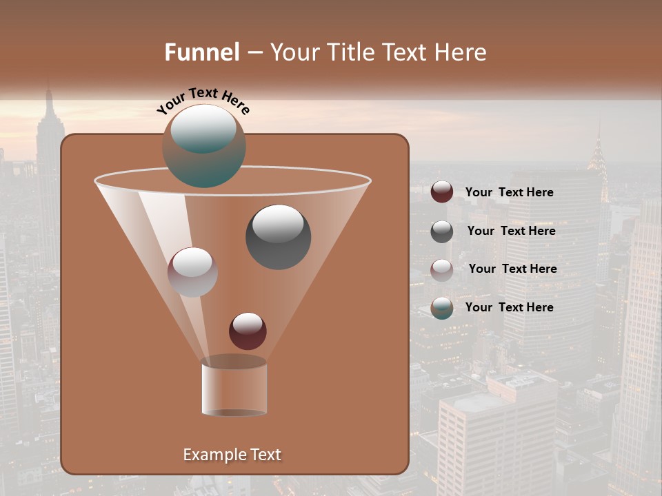 White Industry Electric PowerPoint Template