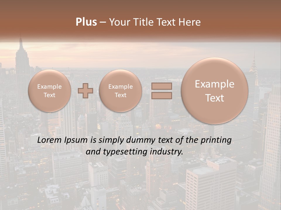 White Industry Electric PowerPoint Template