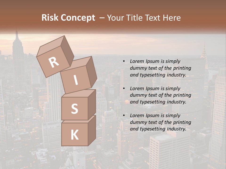 White Industry Electric PowerPoint Template