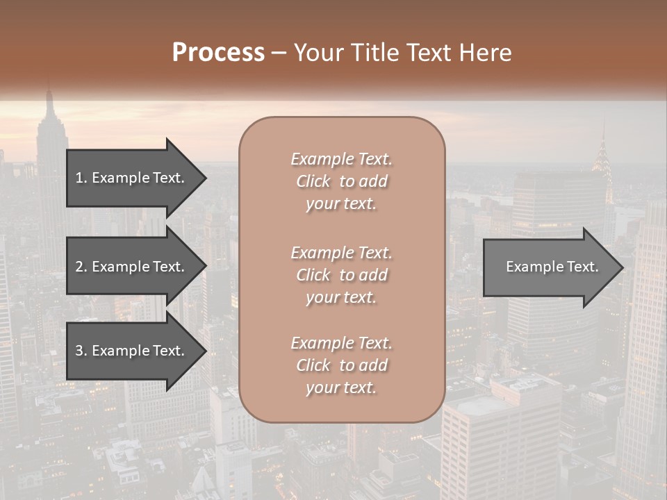 White Industry Electric PowerPoint Template