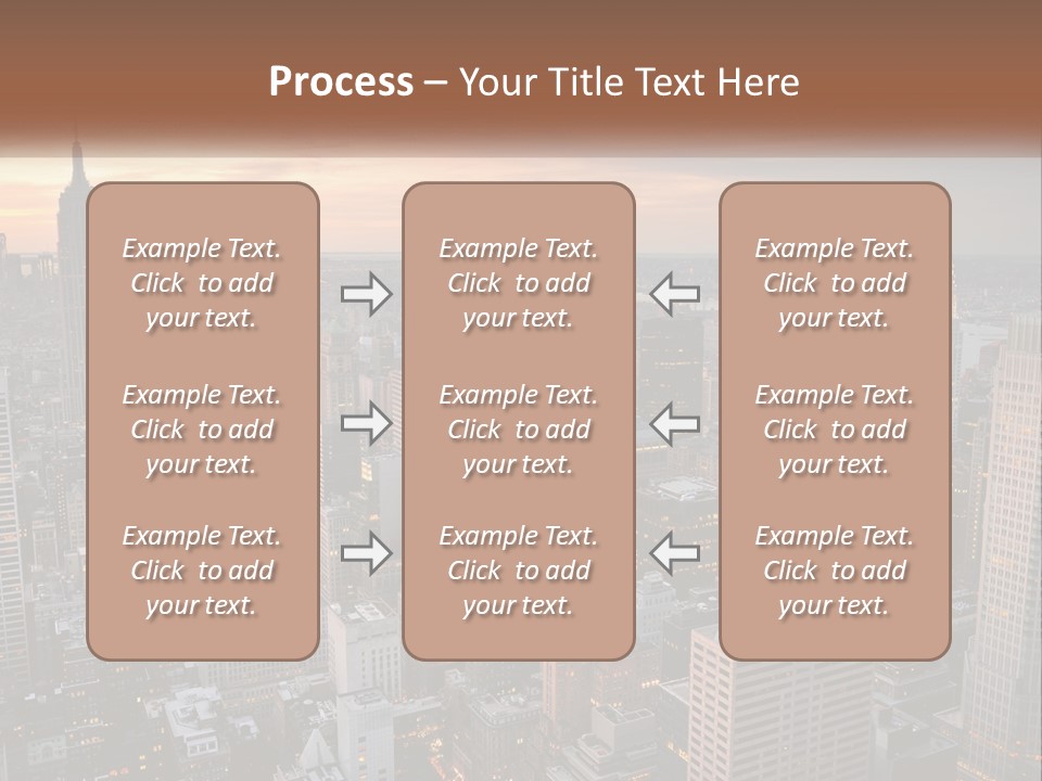 White Industry Electric PowerPoint Template