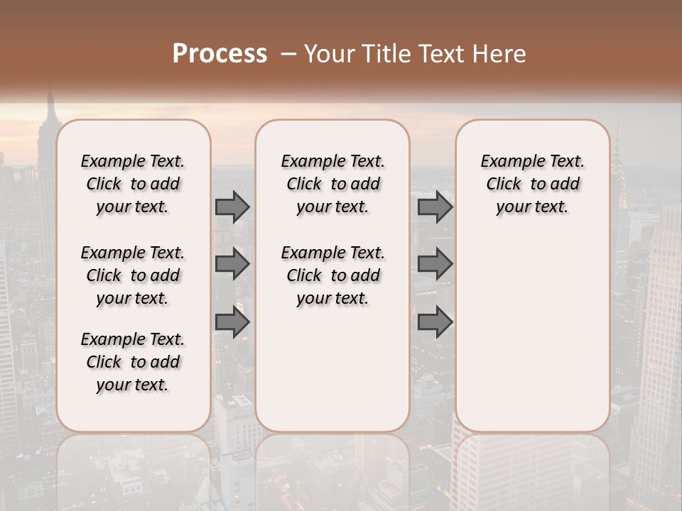 White Industry Electric PowerPoint Template