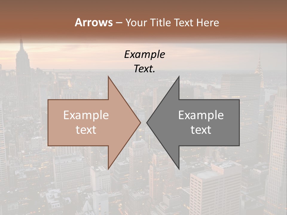 White Industry Electric PowerPoint Template