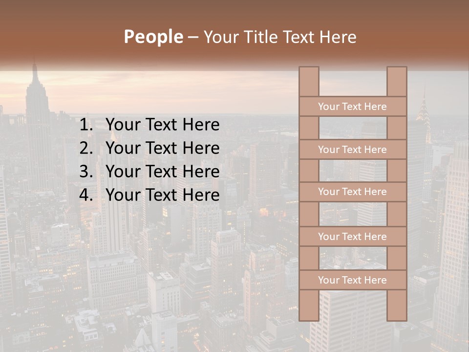 White Industry Electric PowerPoint Template