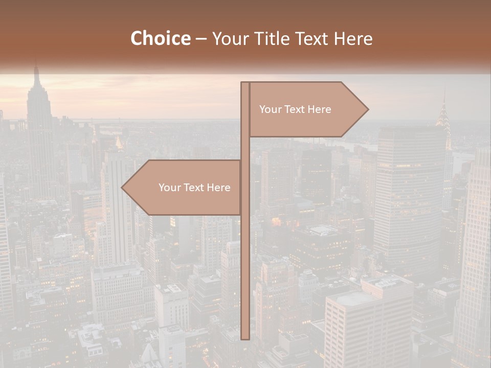 White Industry Electric PowerPoint Template
