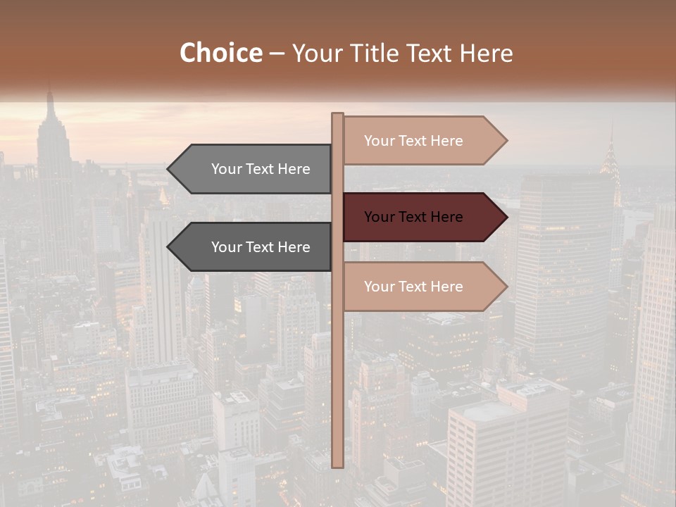 White Industry Electric PowerPoint Template