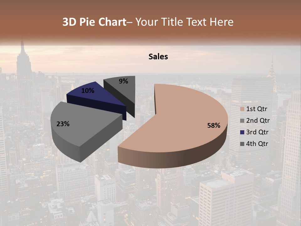 White Industry Electric PowerPoint Template