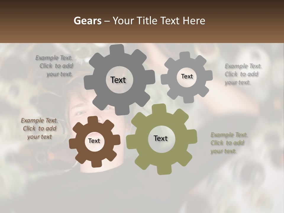 Temperature House Ventilation PowerPoint Template