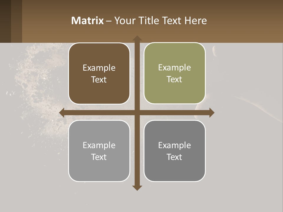 Cool White Switch PowerPoint Template