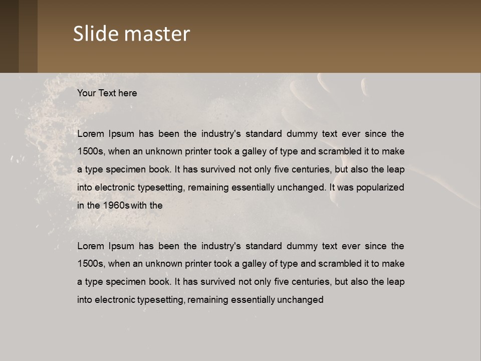 Cool White Switch PowerPoint Template