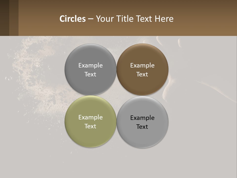 Cool White Switch PowerPoint Template