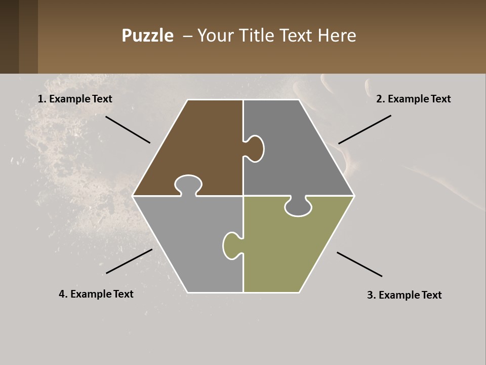 Cool White Switch PowerPoint Template