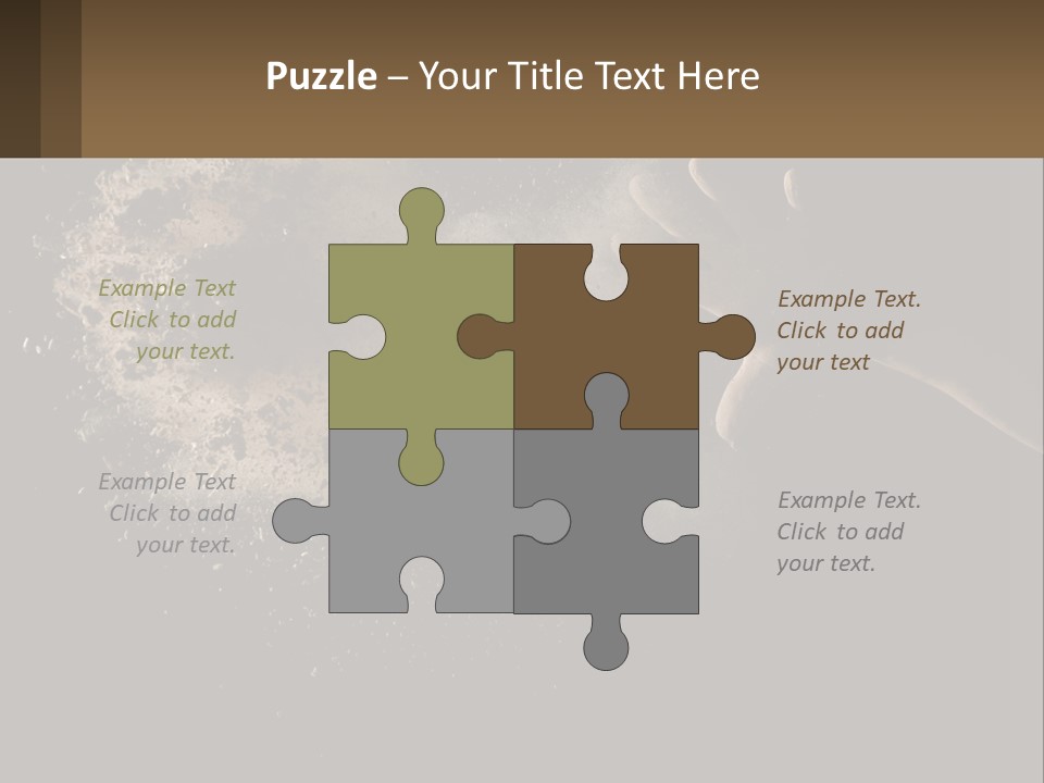 Cool White Switch PowerPoint Template