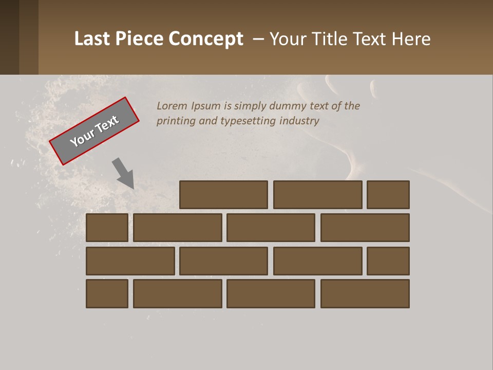 Cool White Switch PowerPoint Template