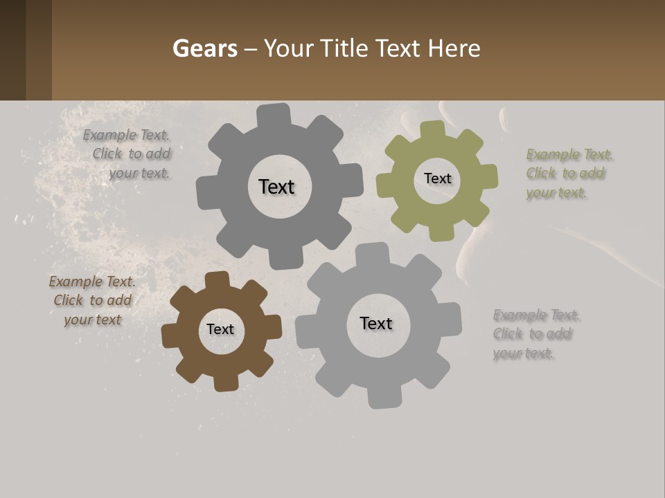 Cool White Switch PowerPoint Template